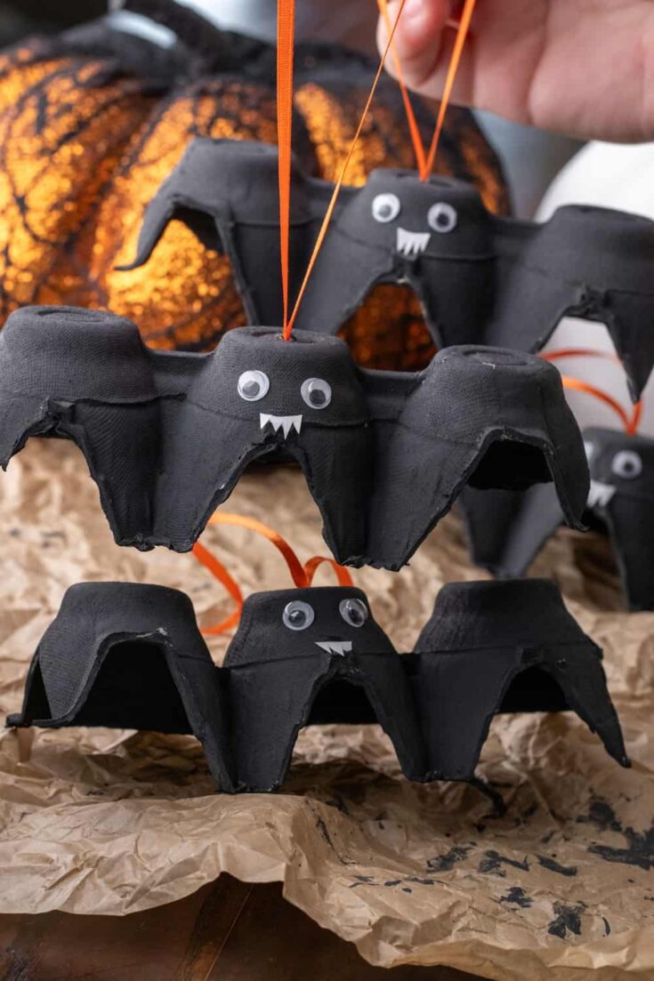 Egg Carton Bats