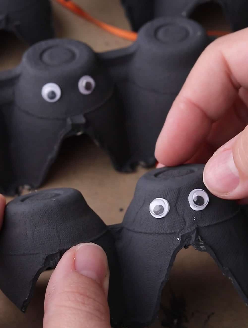 DIY Egg Carton Bats