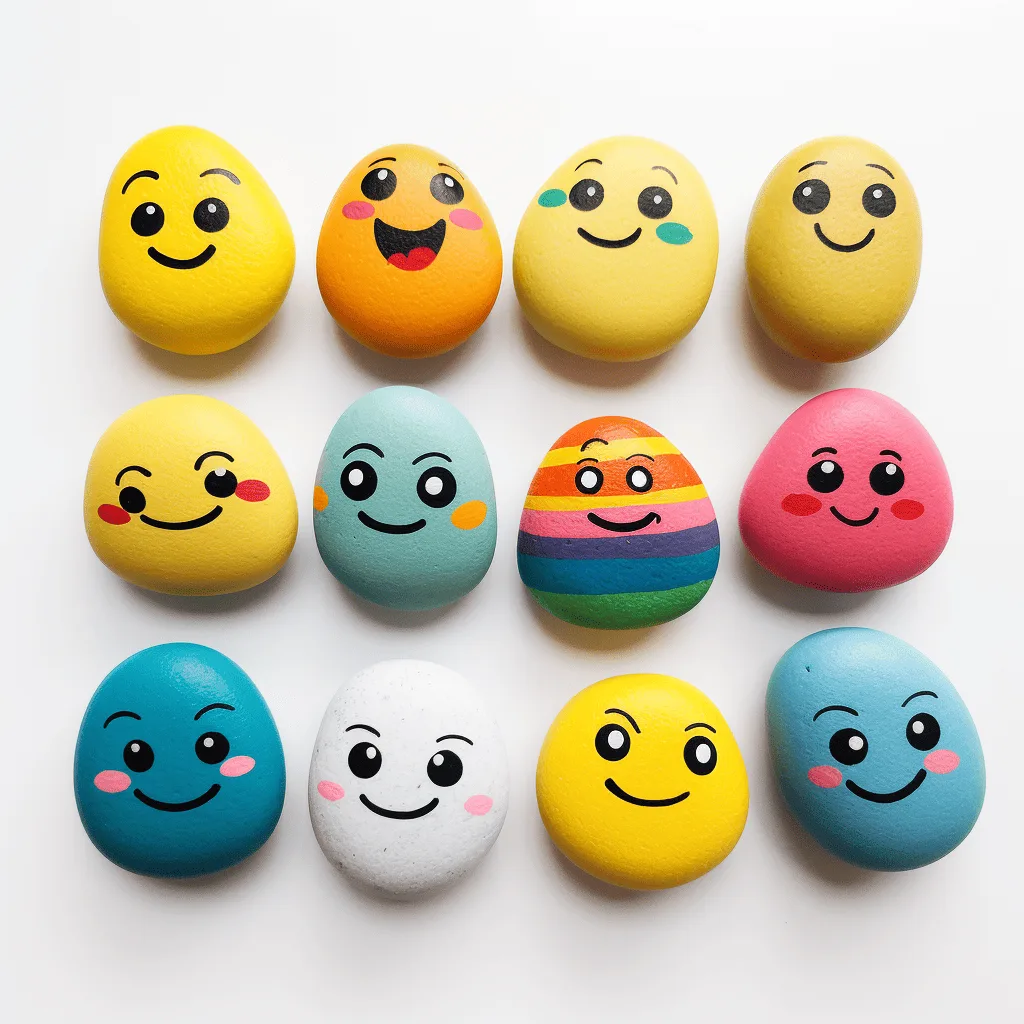 emoji faces rocks