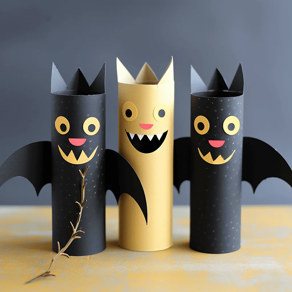 bat paper tube craft