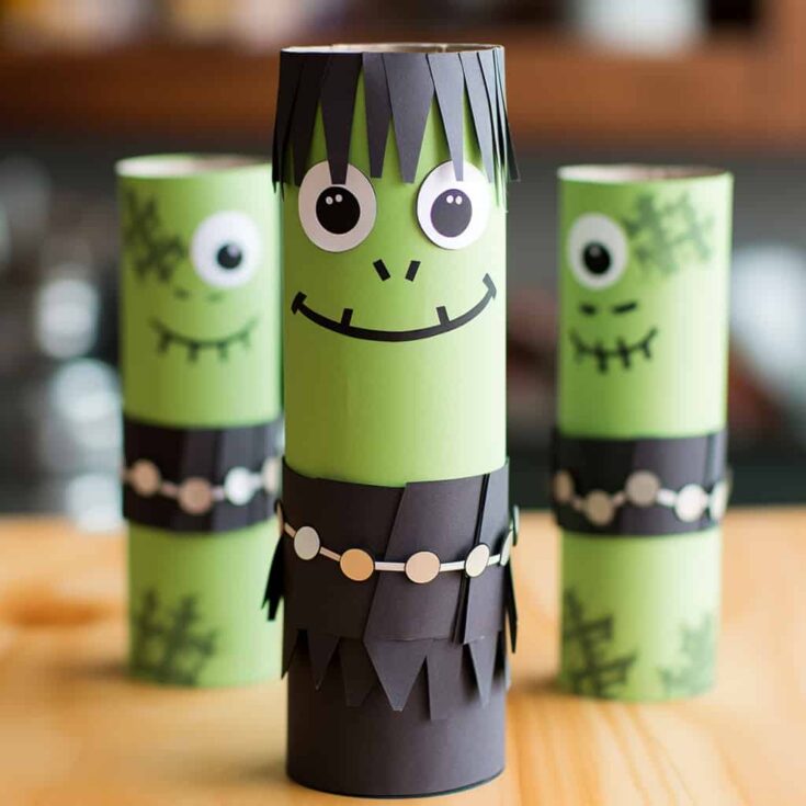 Monster Mash: DIY Frankenstein Paper Tube Craft