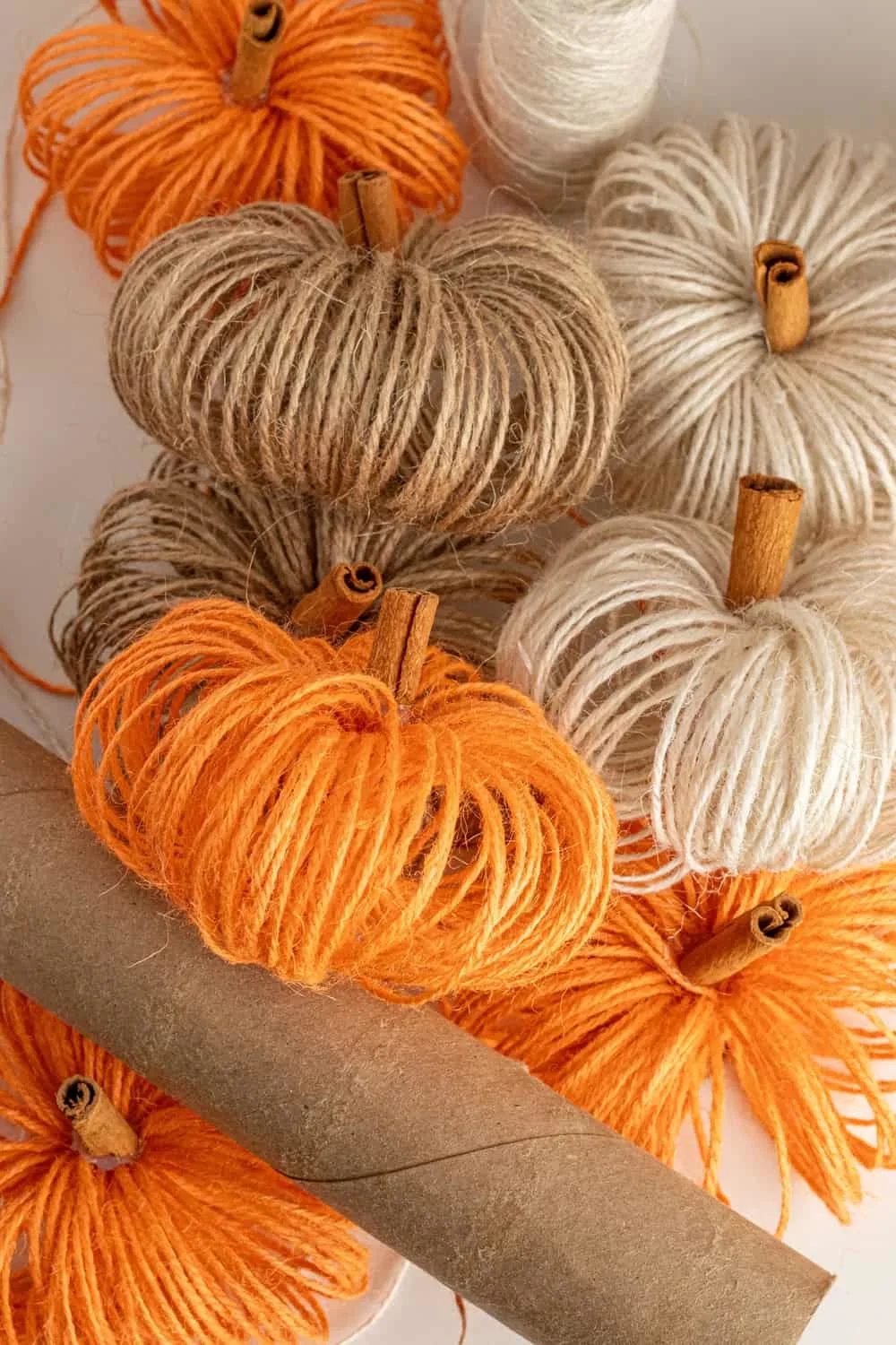 DIY Twine Pumpkins 