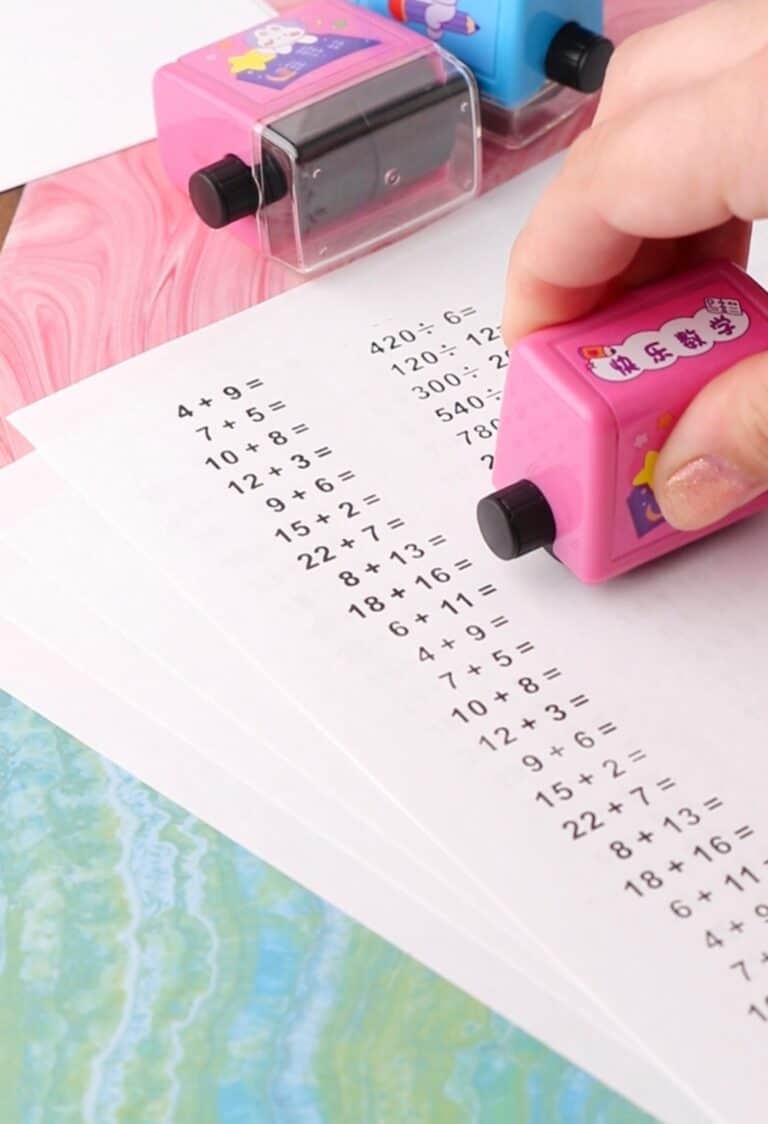 These Smart Math Roller Stamps Make Learning Math Fun