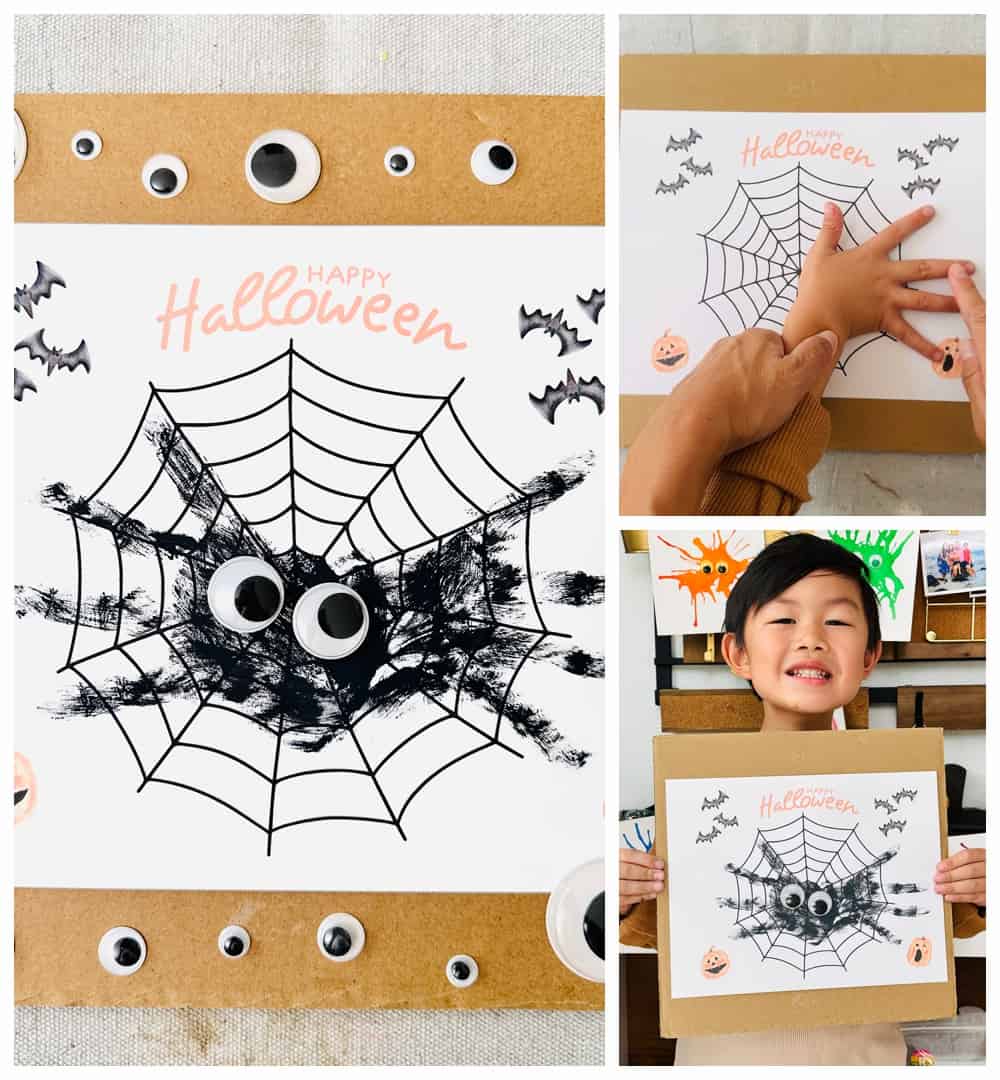 Spider Handprint Art 