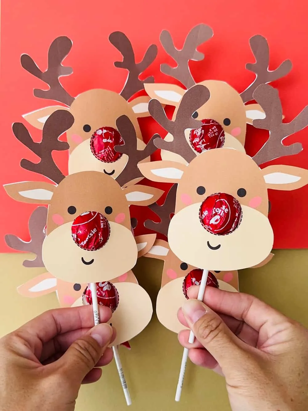 Rudolph Lollipops