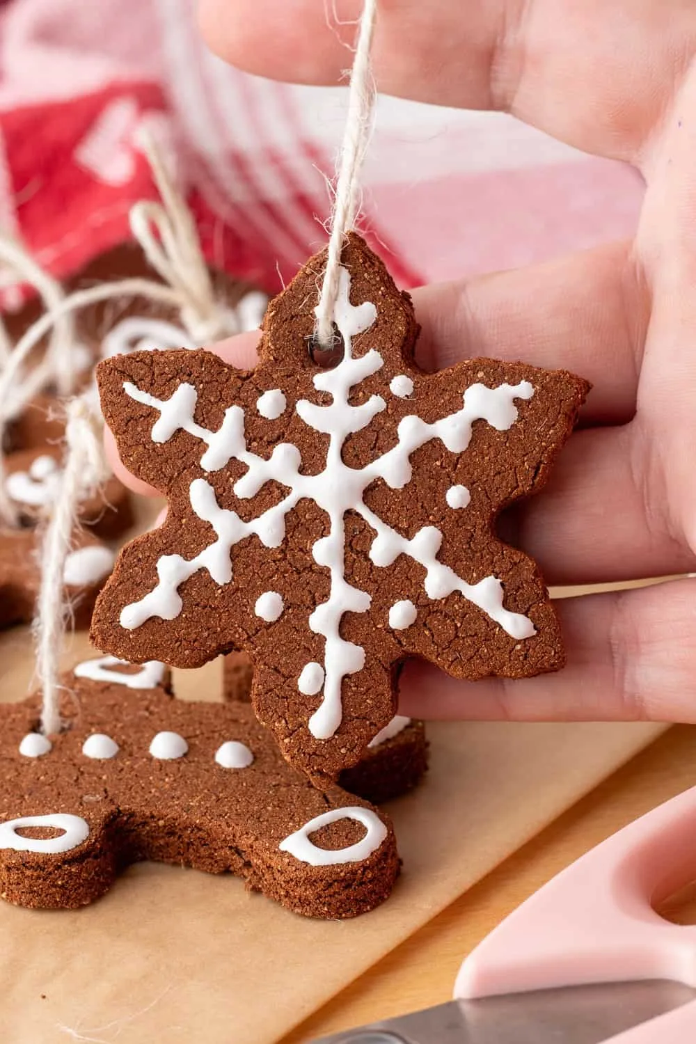  DIY Gingerbread Dough Ornaments