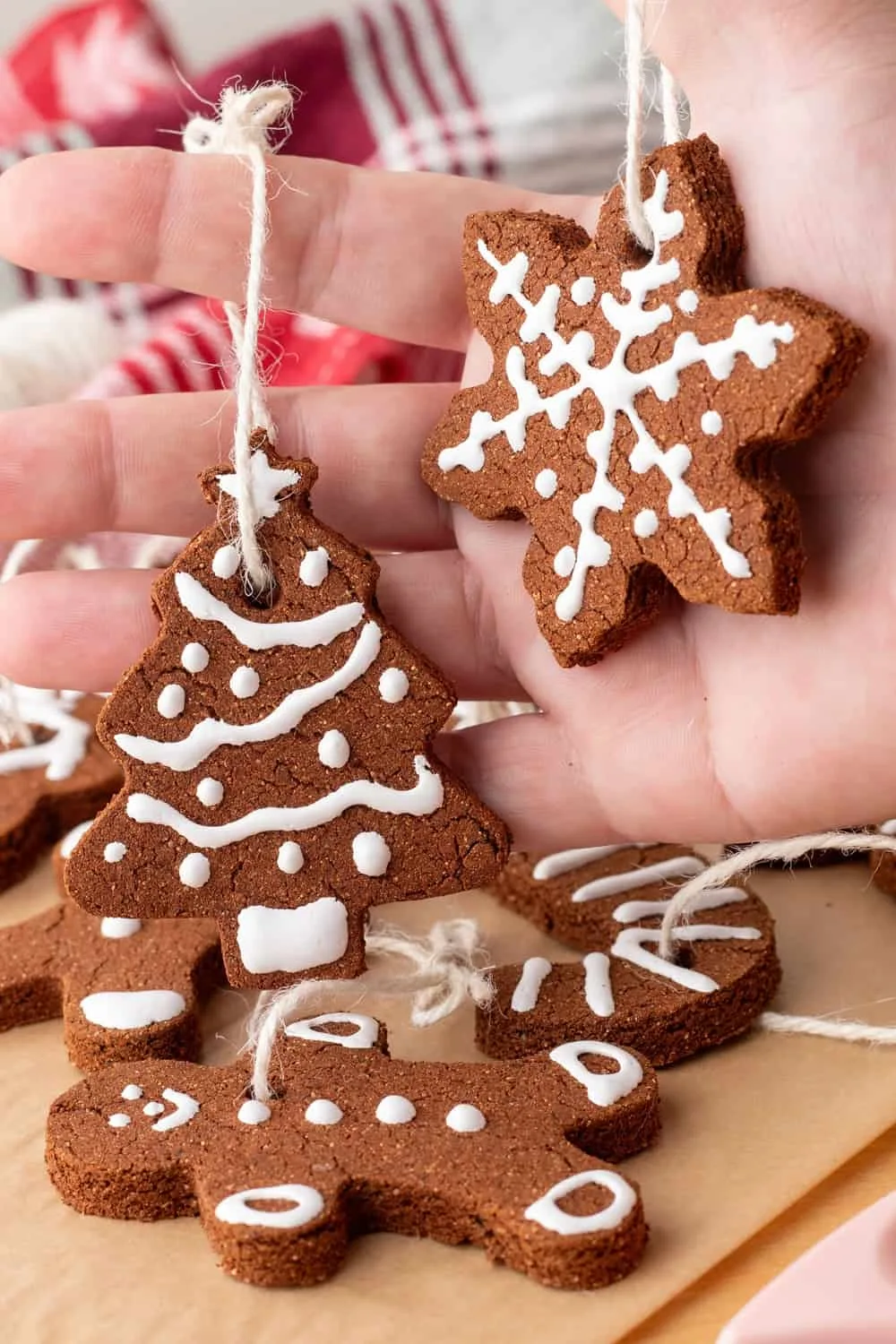  DIY Gingerbread Dough Ornaments