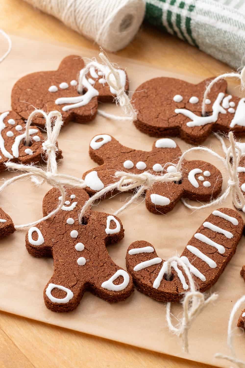  DIY Gingerbread Dough Ornaments