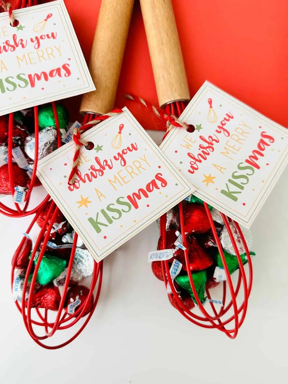 Whisk You A Merry KISSmas Printable Tags