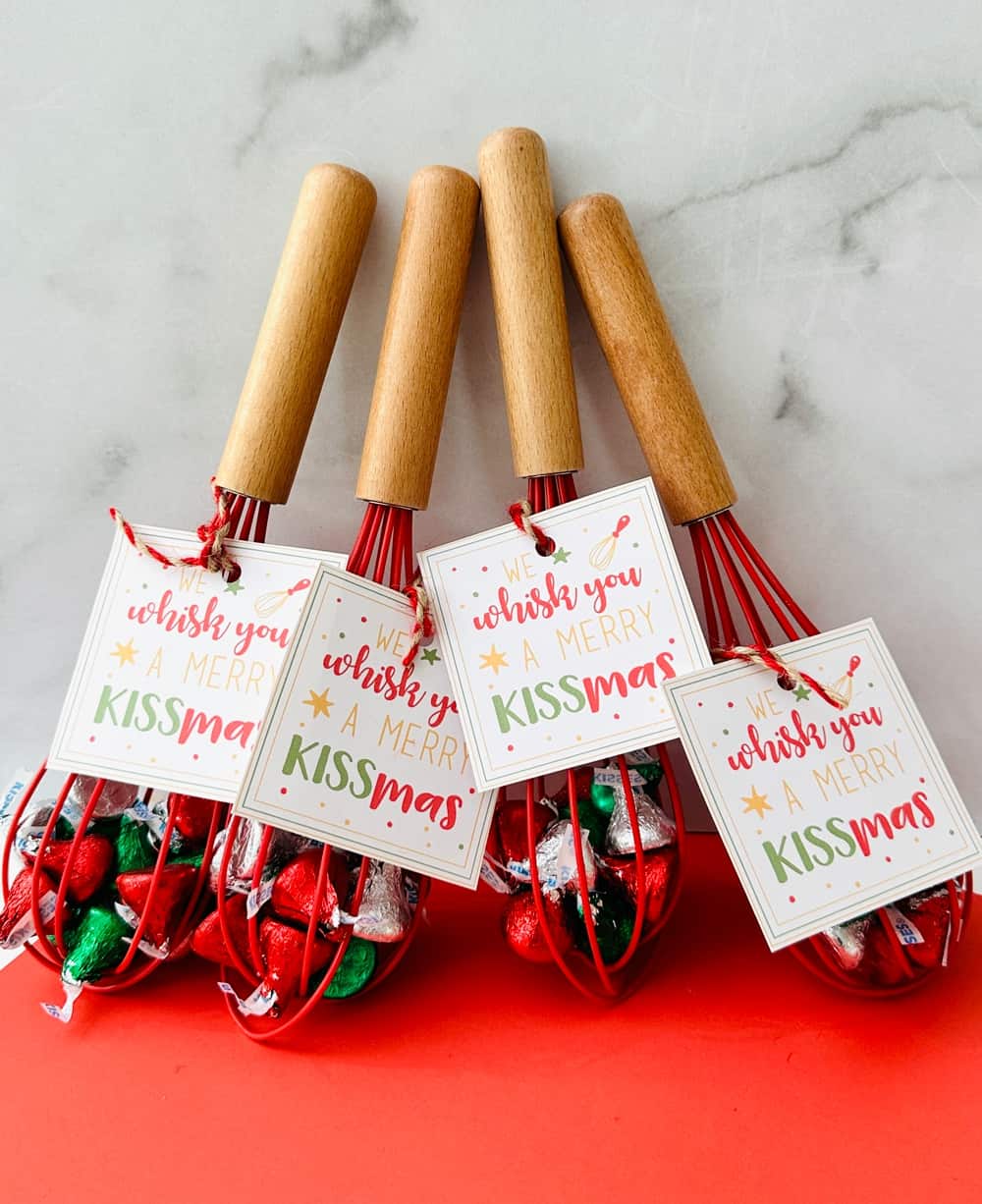 Whisk You A Merry KISSmas Printable Tags