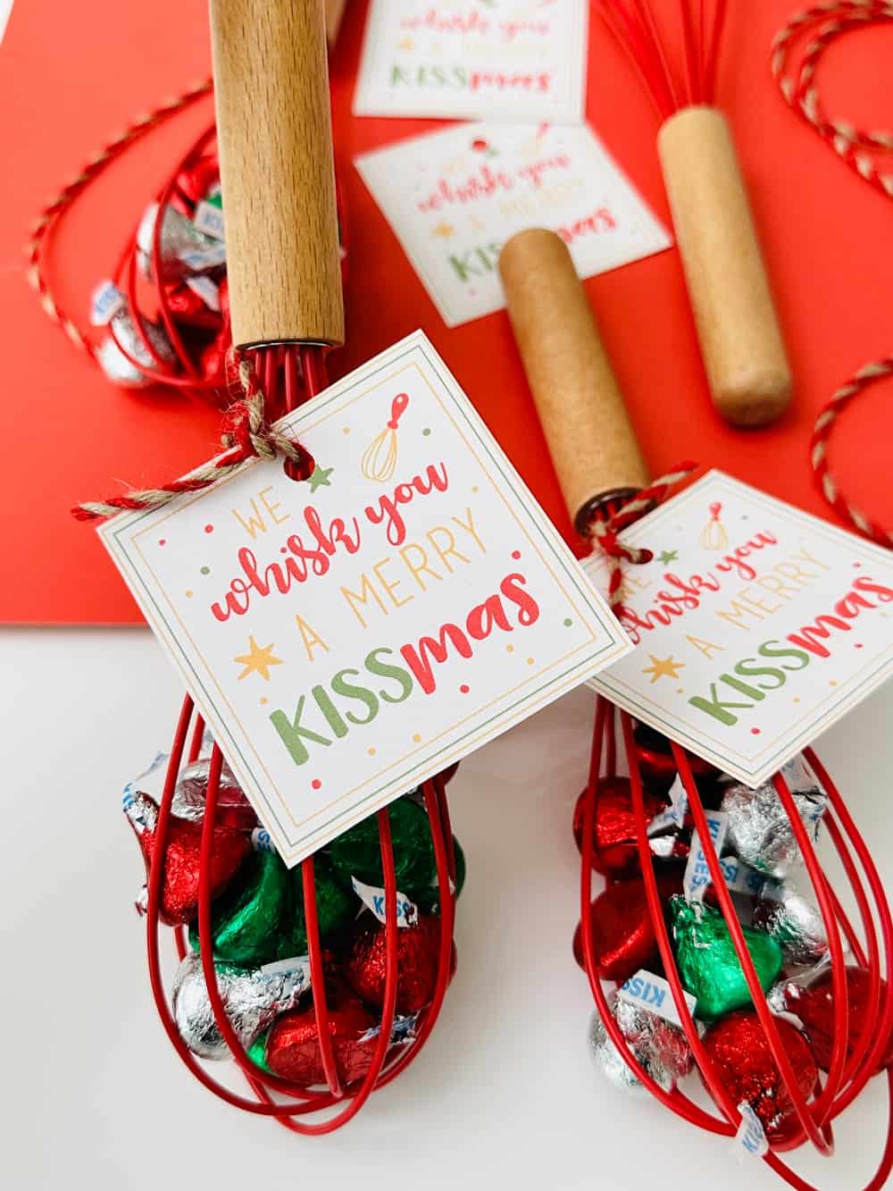 Whisk You A Merry KISSmas Printable Tags