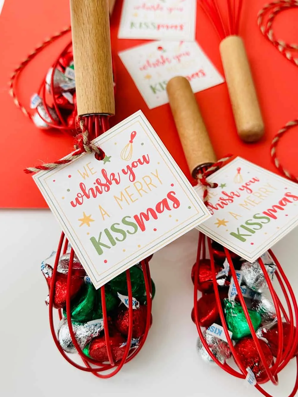 Whisk You A Merry KISSmas Printable Tags