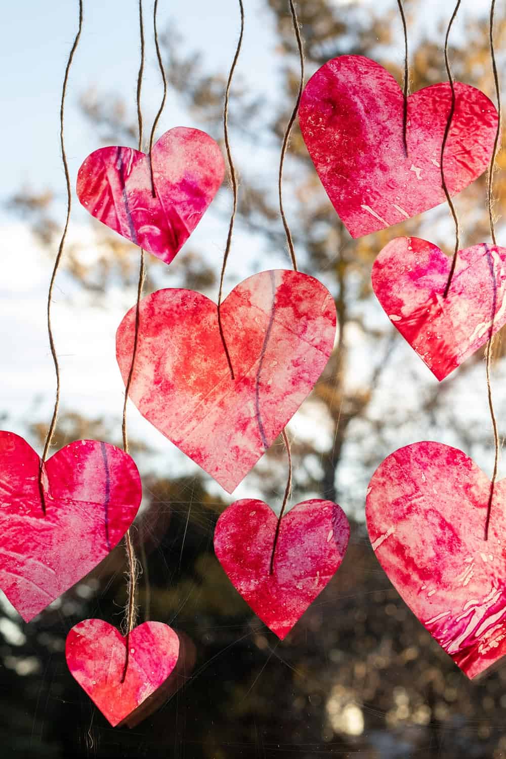 Melted Crayon Hearts - Beautiful Valentine Craft