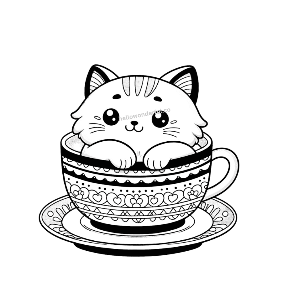 Free Cat Coloring Pages - With Printable Templates