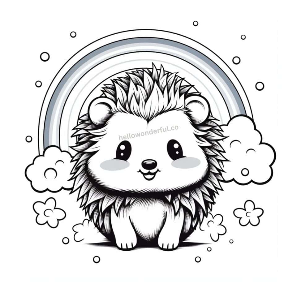 Hedgehog Coloring Pages - Free Printable Templates