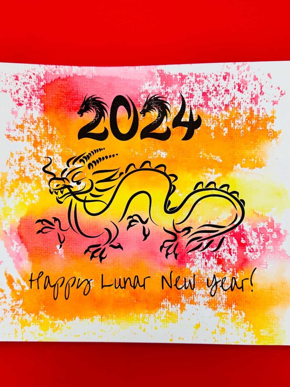 Foil Art Lunar New Year Dragon Craft - 2024