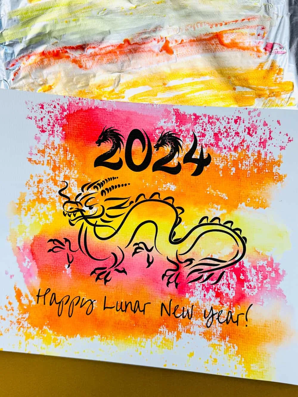 هنر فویل سال نو قمری اژدها - 2024