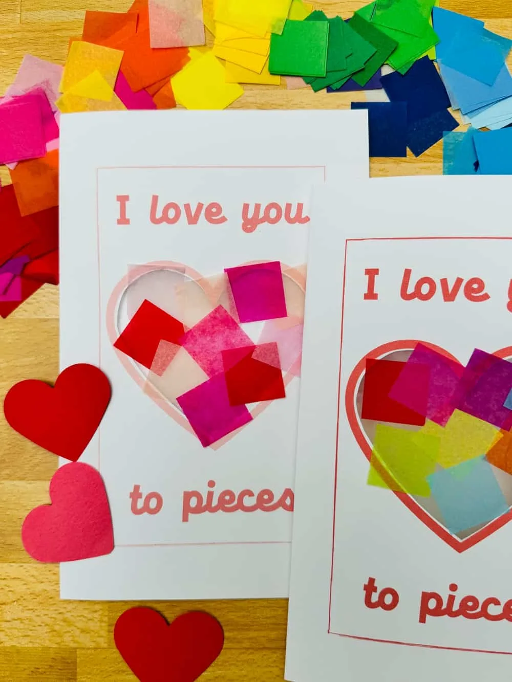 I Love You To Pieces Valentine Card