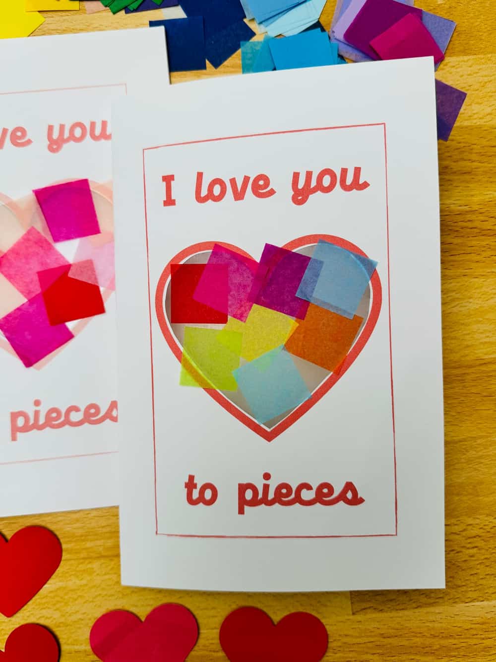 I Love You To Pieces Valentine Card