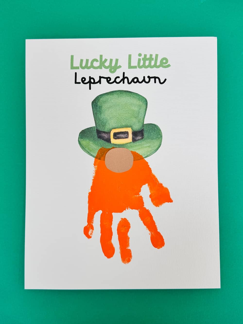 leprechaun handprint