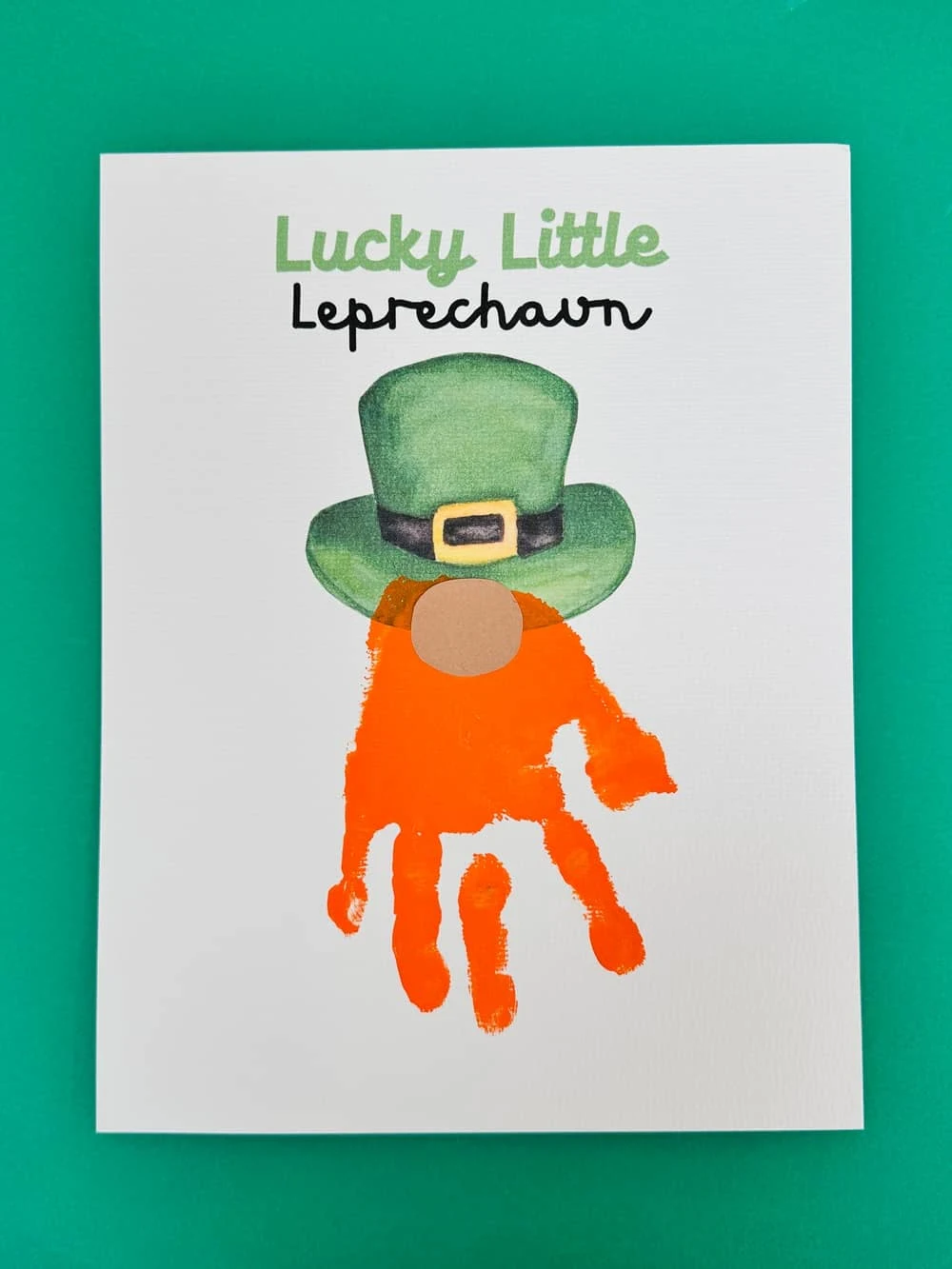 leprechaun handprint