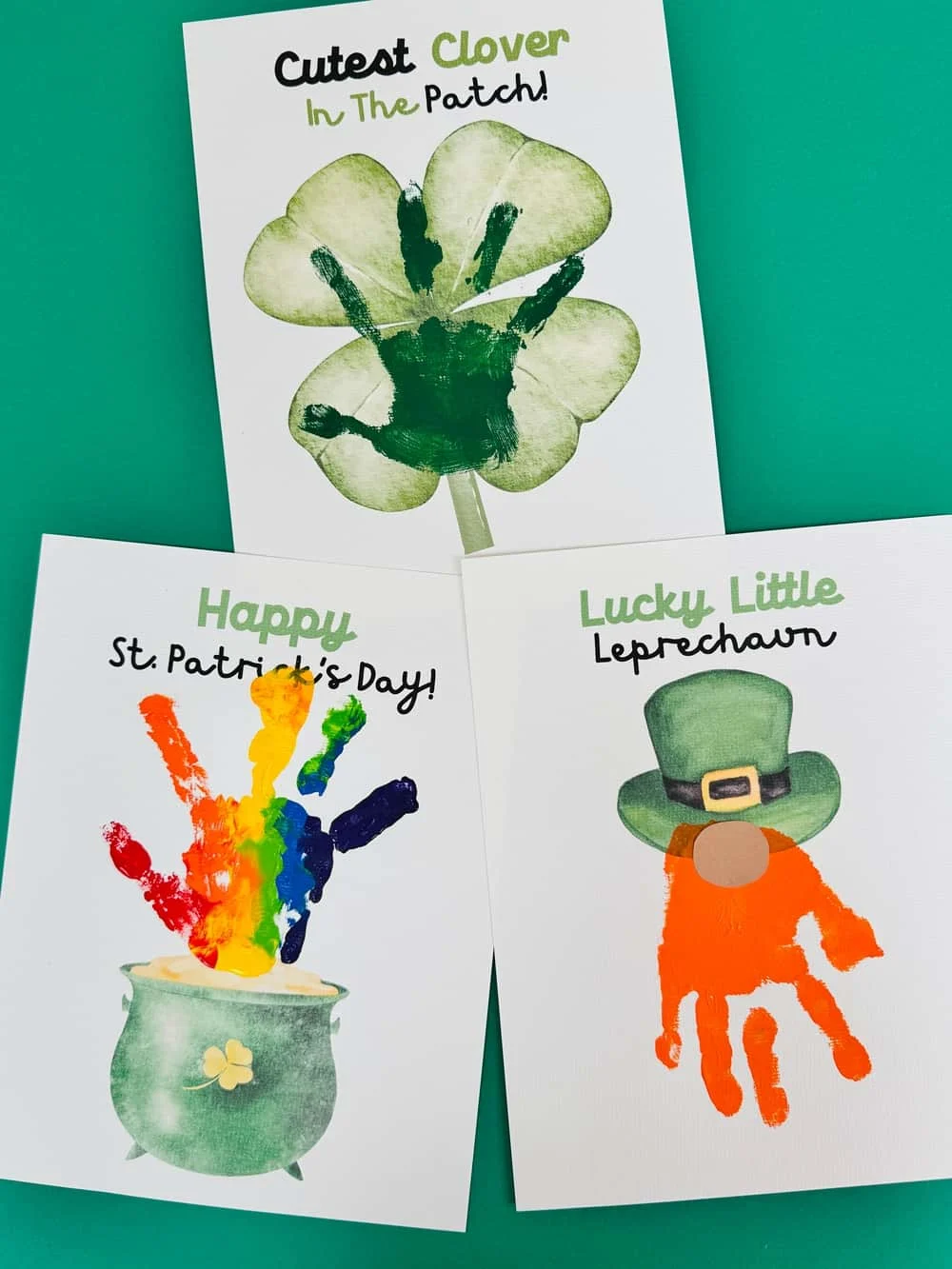 St. Patrick's Day Handprint Art