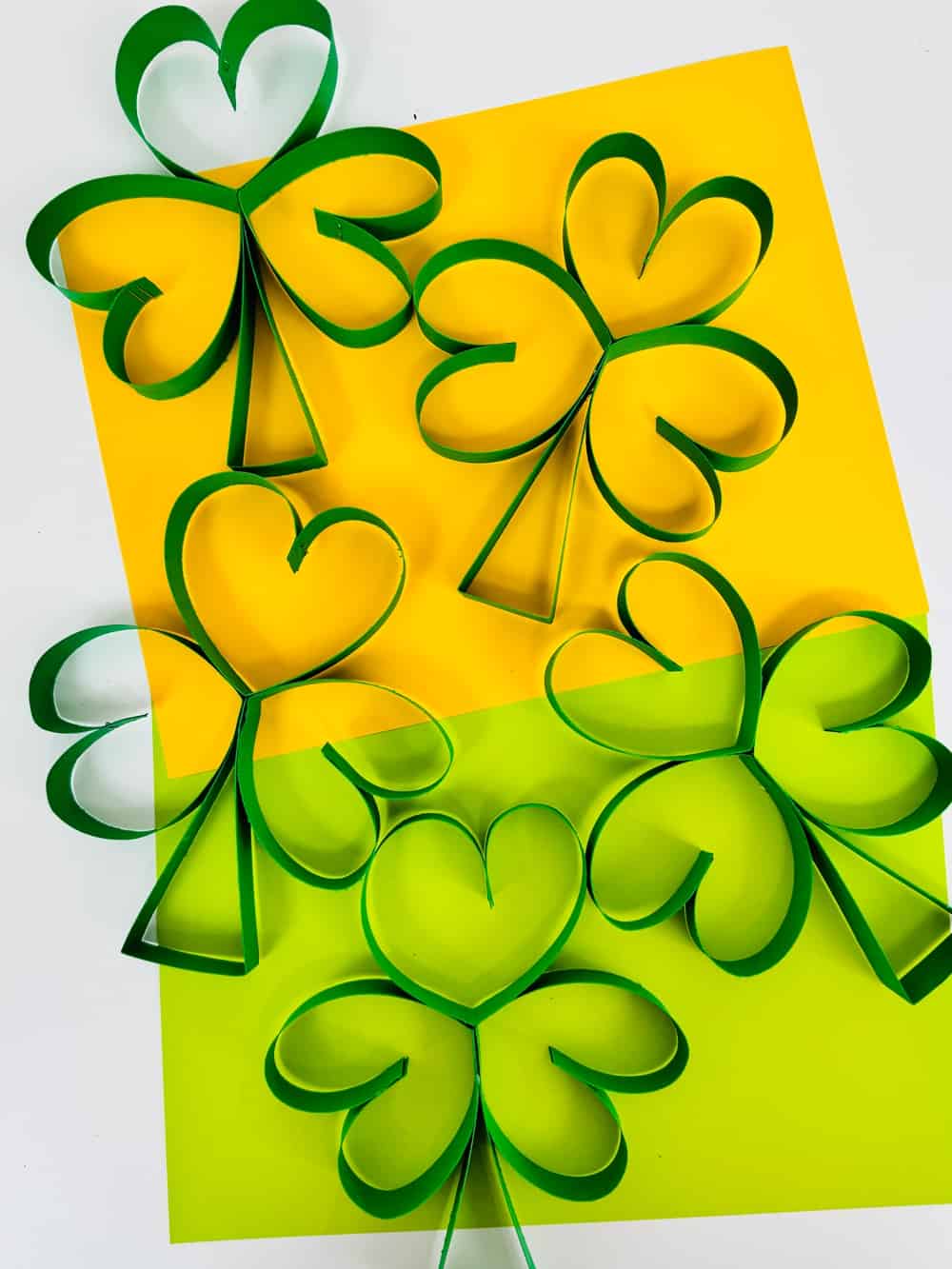 How To Make An Easy Paper Shamrock Craft