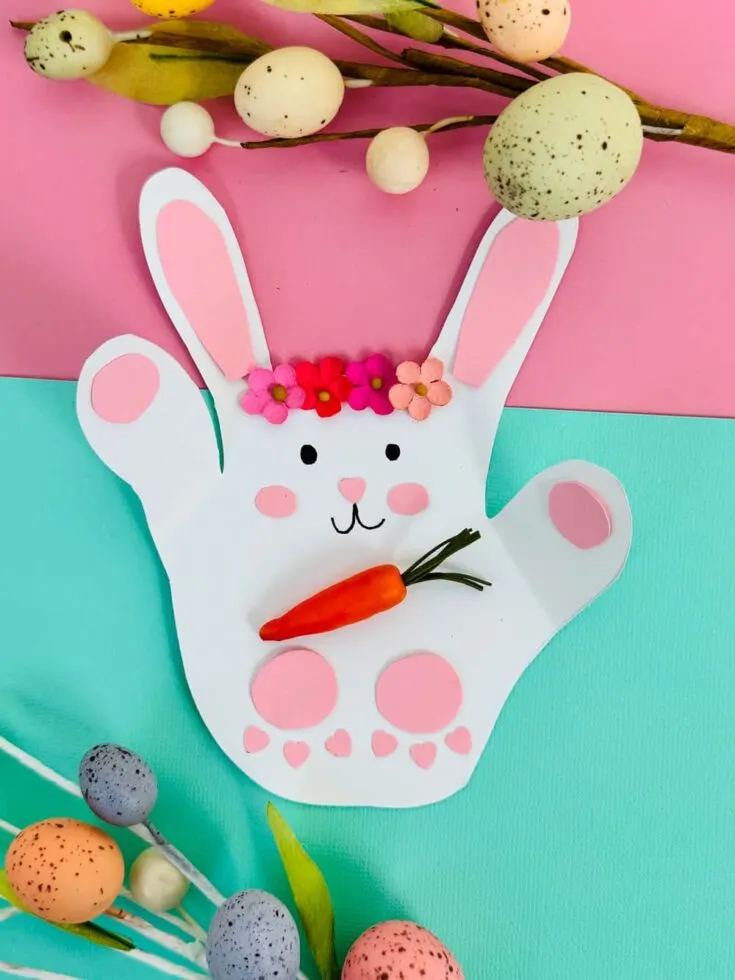 Bunny Handprint Craft 
