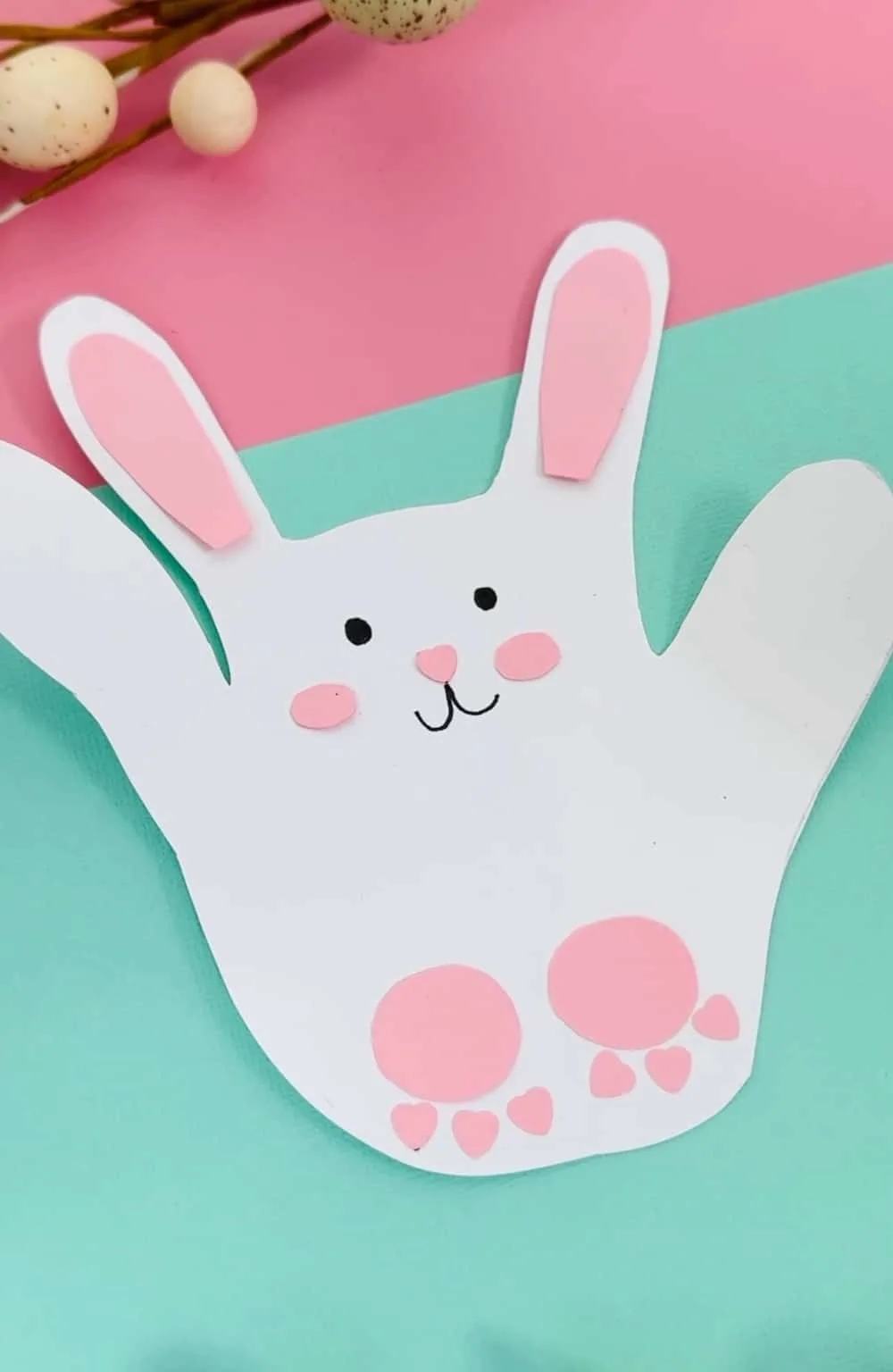 Bunny Handprint ARt