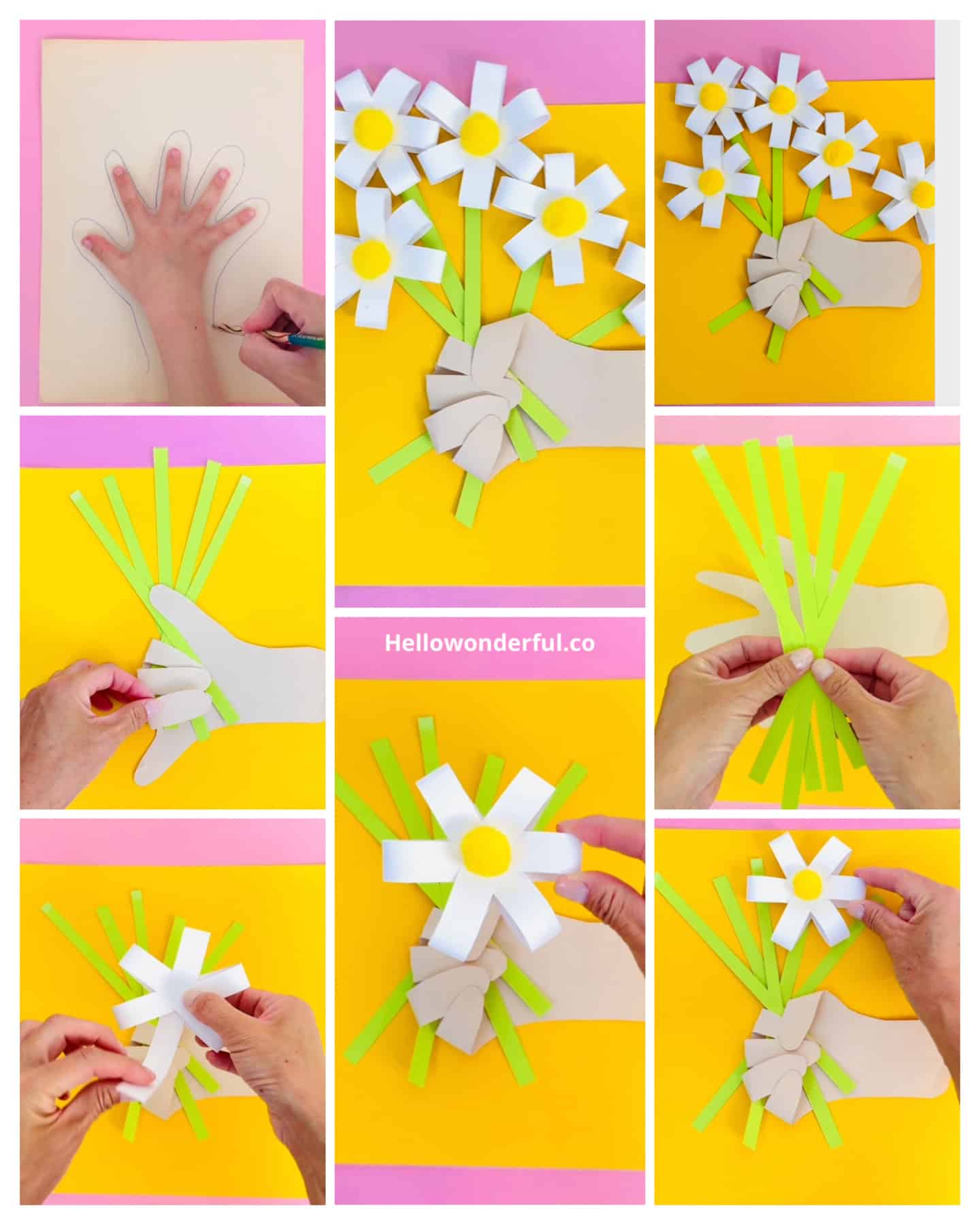 Mother's Day Handprint Flower Craft