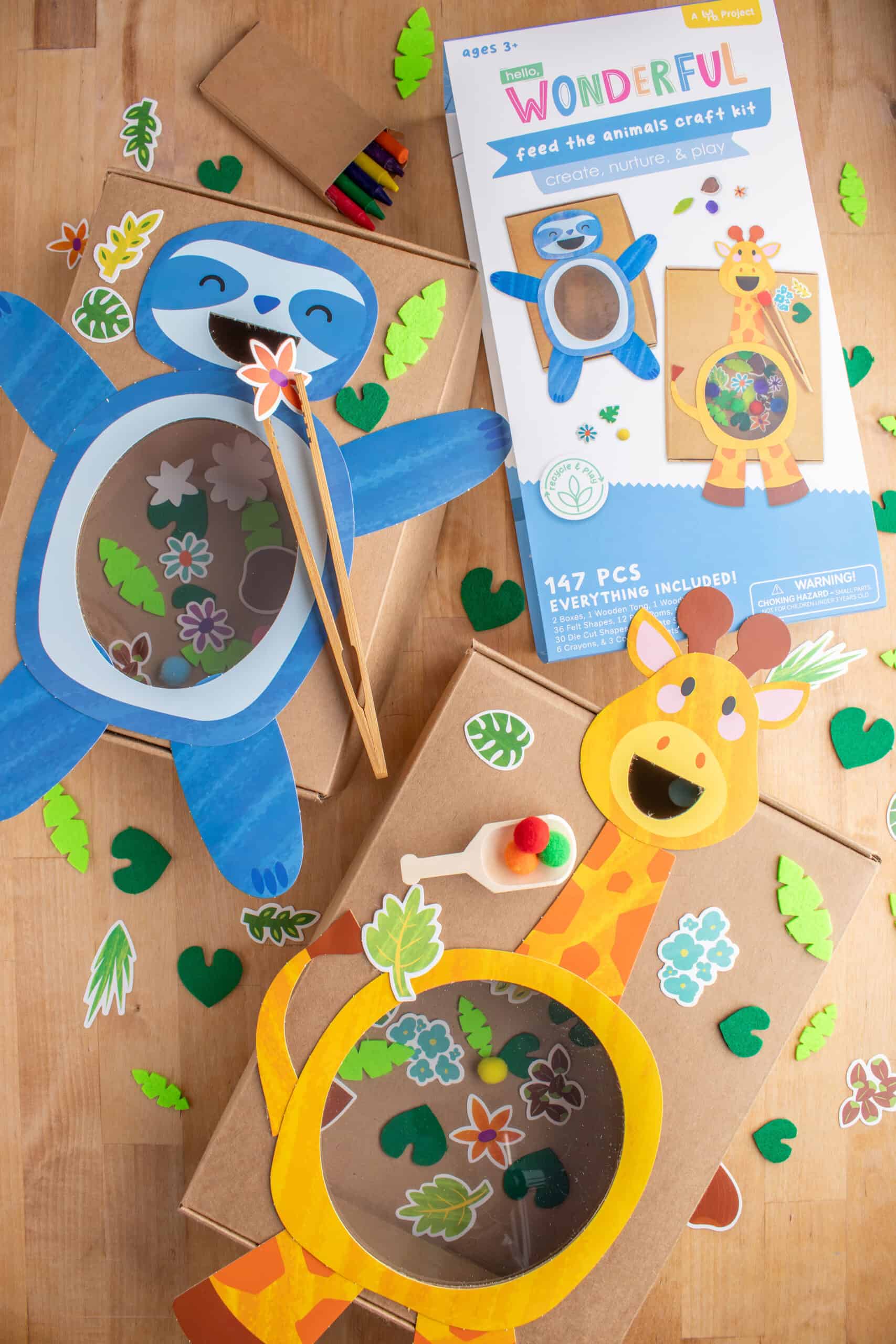 feed the animal craft kits