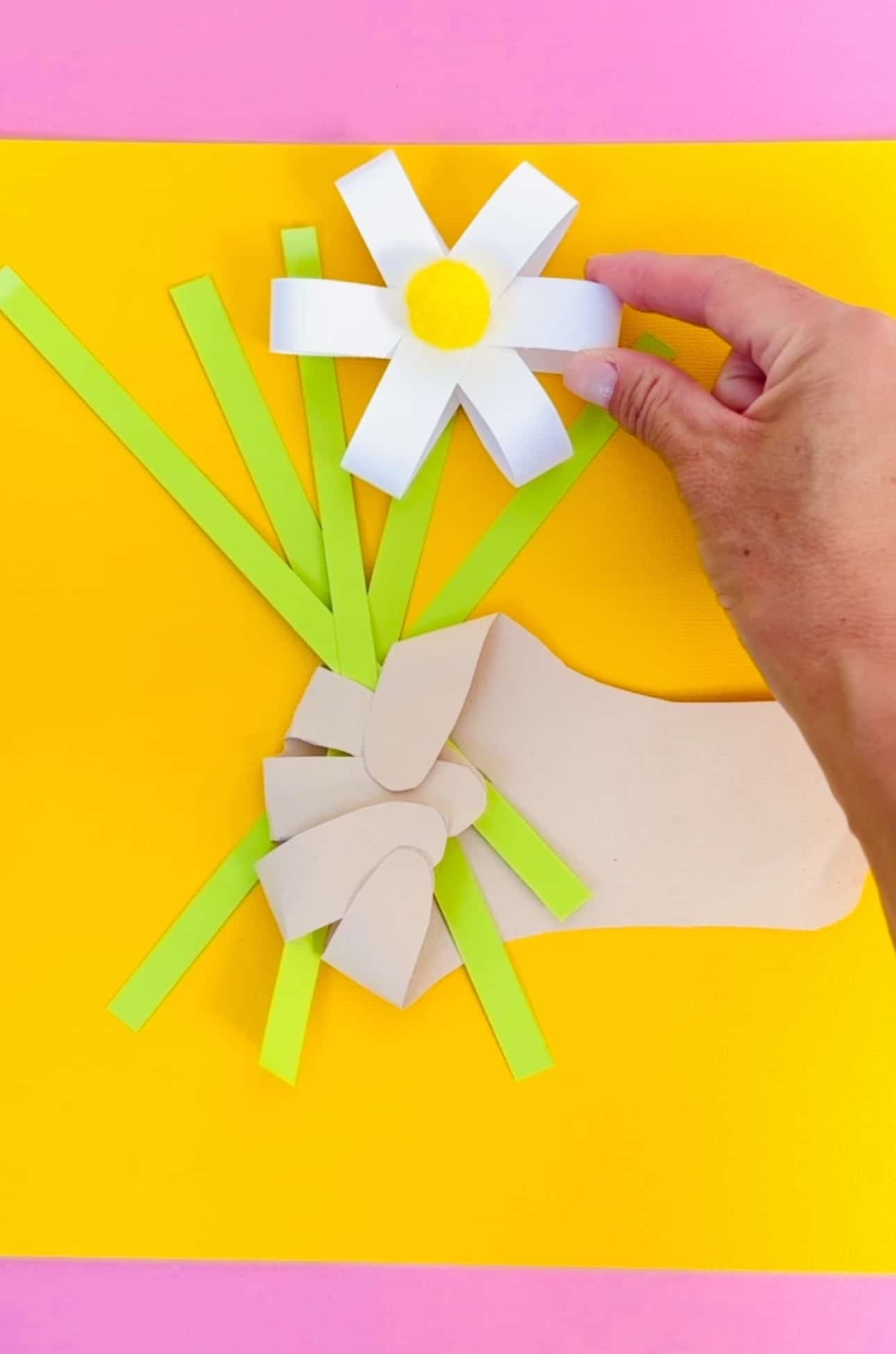 Mother's Day Handprint Flower Craft