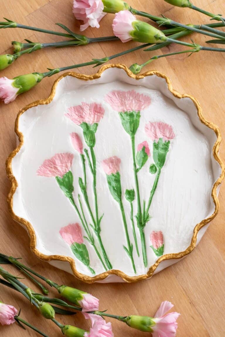 How to Make a Beautiful DIY Clay Nature Dish