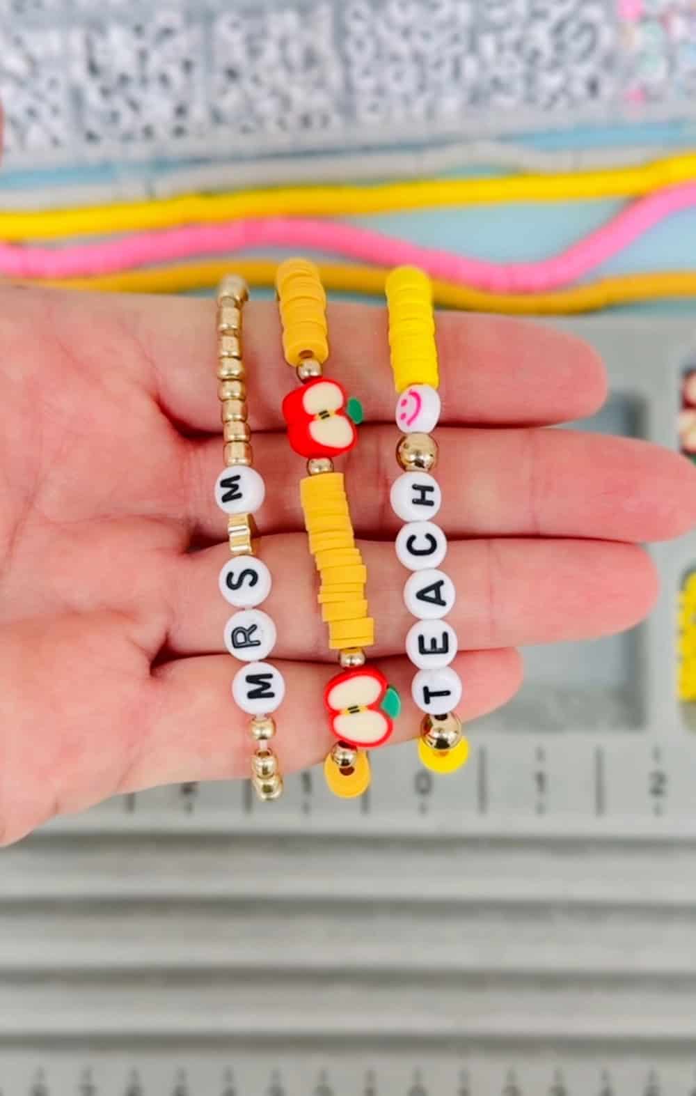 DIY Teacher Bracelets