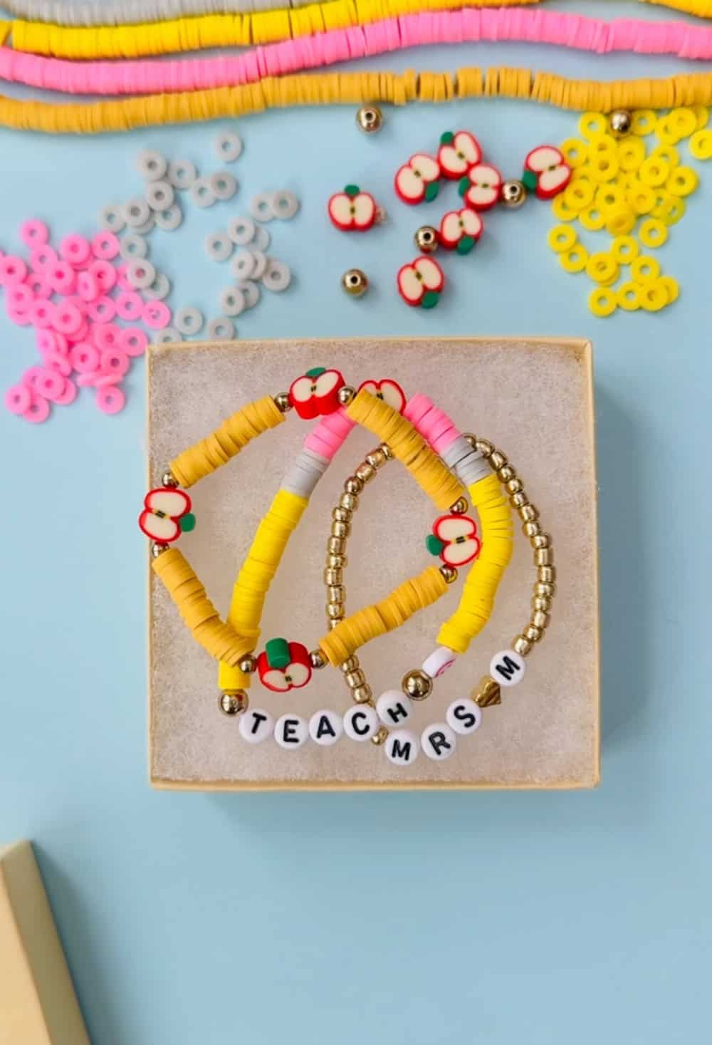 diy teacher bracelets