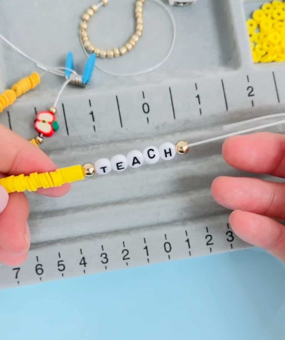DIY Teacher Bracelets