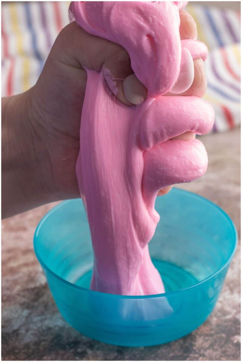 2 Ingredients Slime Sensory Recipe (Homemade Silly Putty)