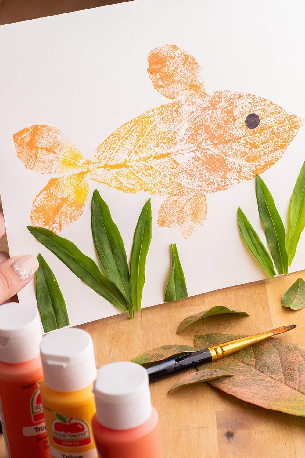 Leaf Fish Art 
