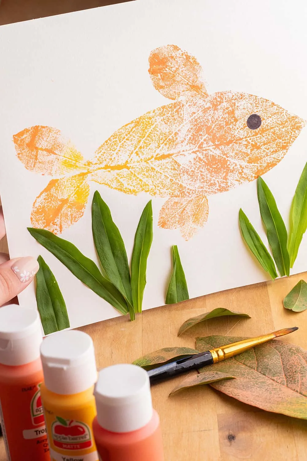 Leaf Fish Art 