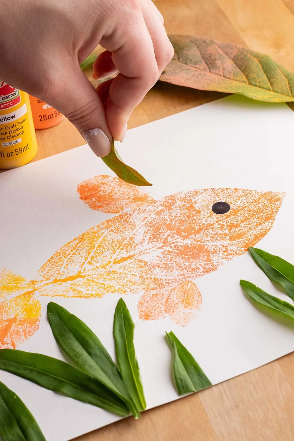 Leaf Fish Art 