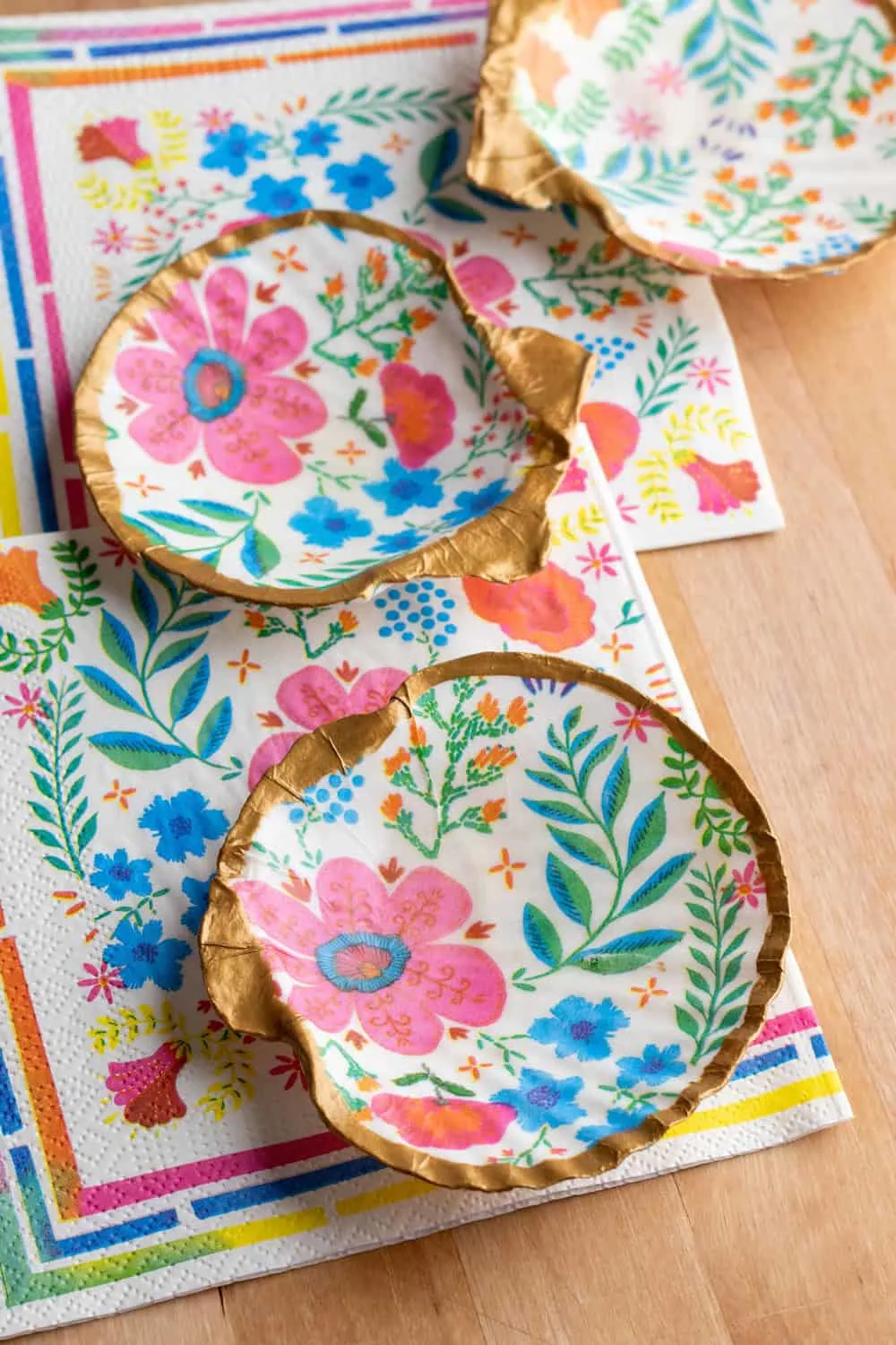 Napkin Decoupage Seashells