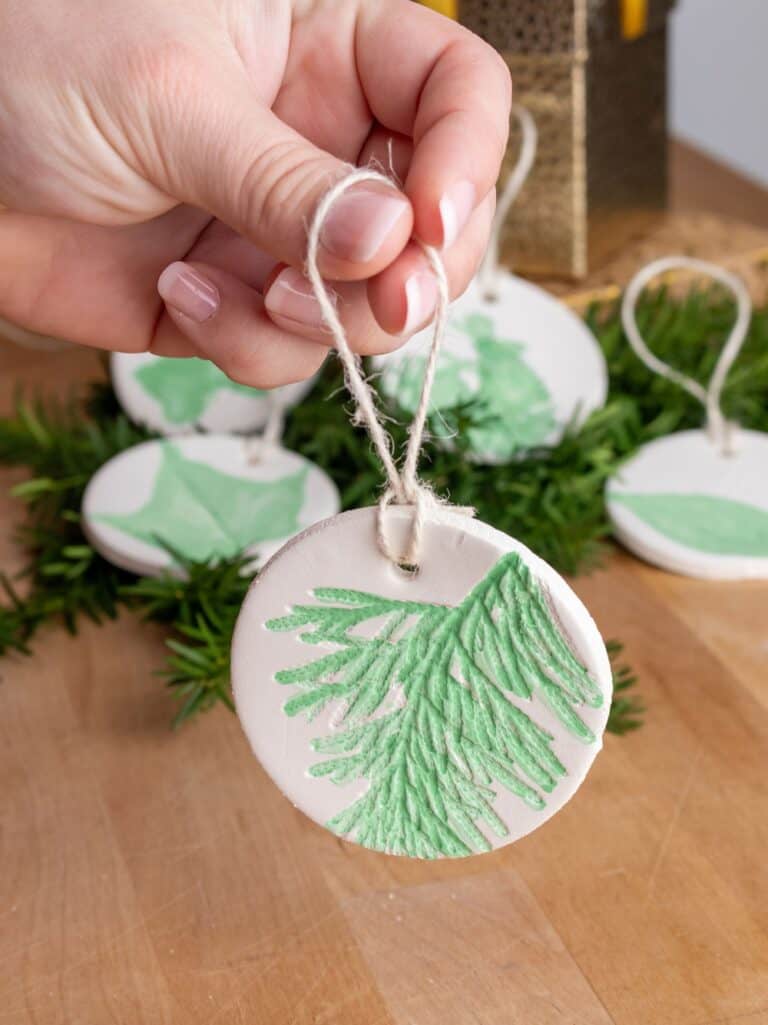 DIY Clay Leaf Ornaments – Beautiful Christmas Craft