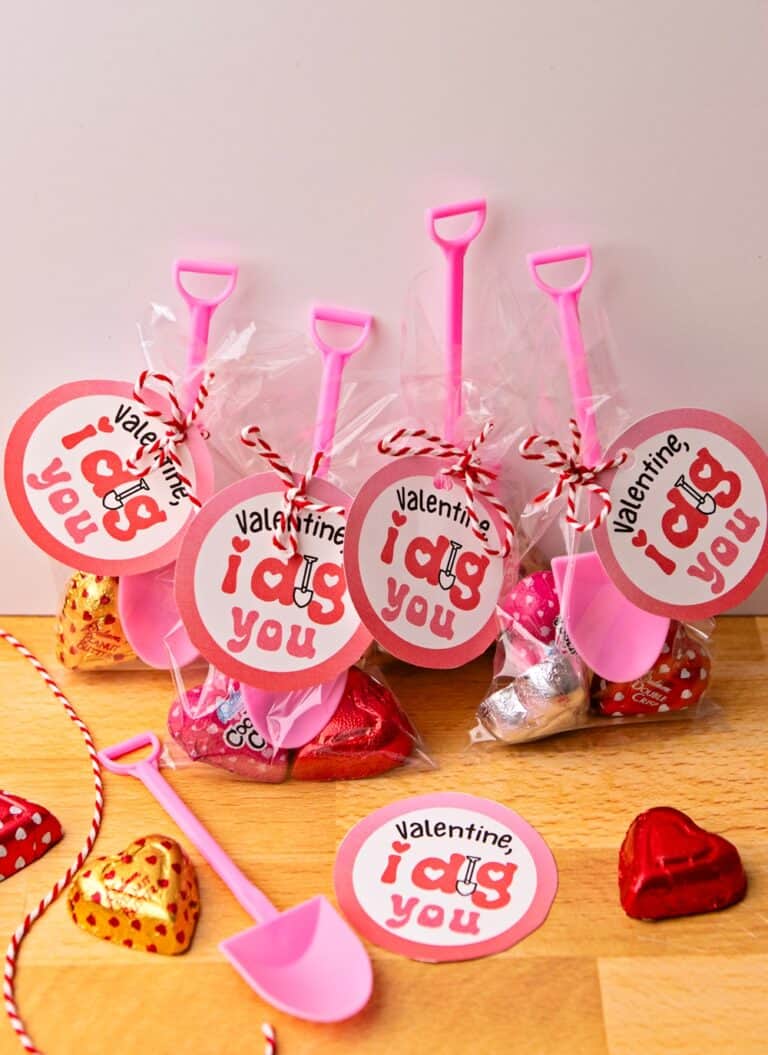I Dig You Valentine Favors – Printable Template