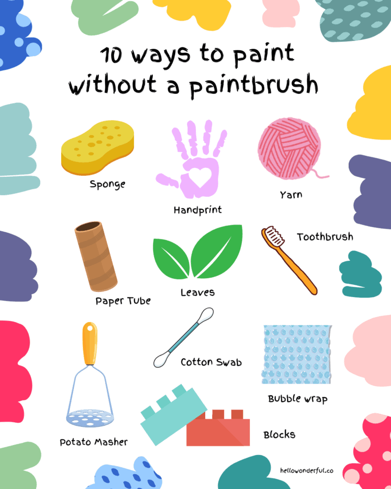 ways to paint without a paintbrush