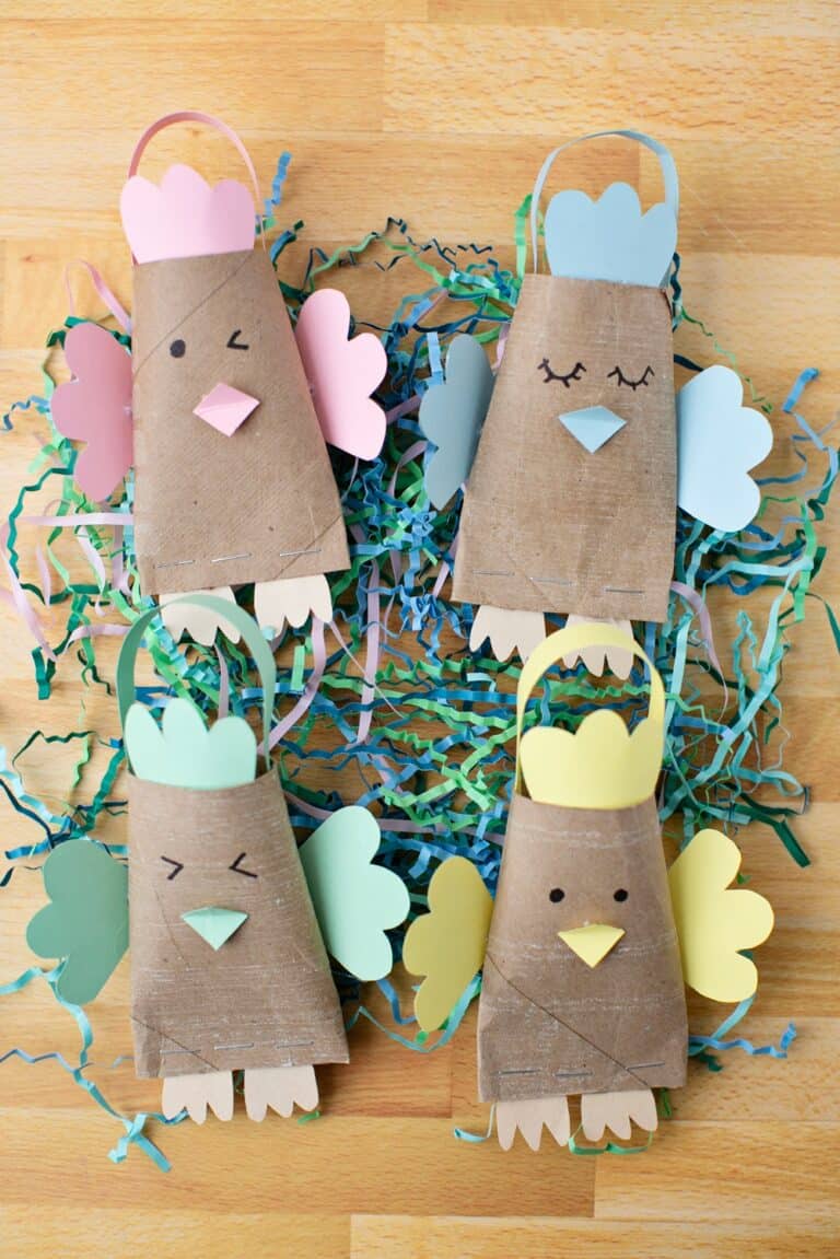 Paper Roll Chicks – A Fun And Easy Easter Craft