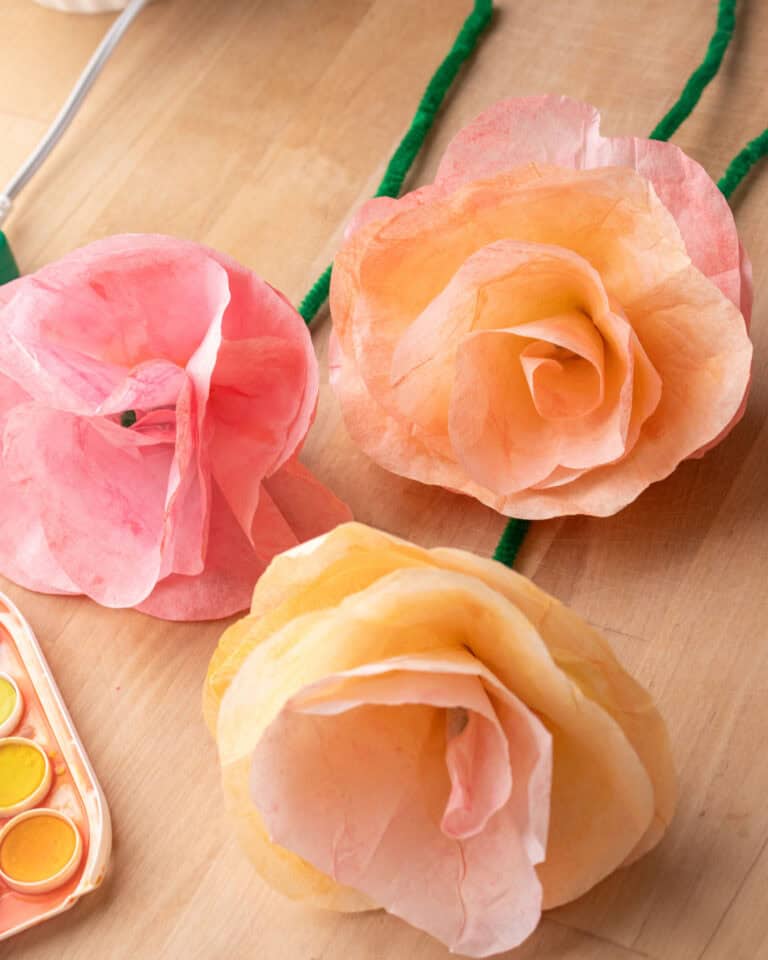 How to Make Beautiful Coffee Filter Flowers