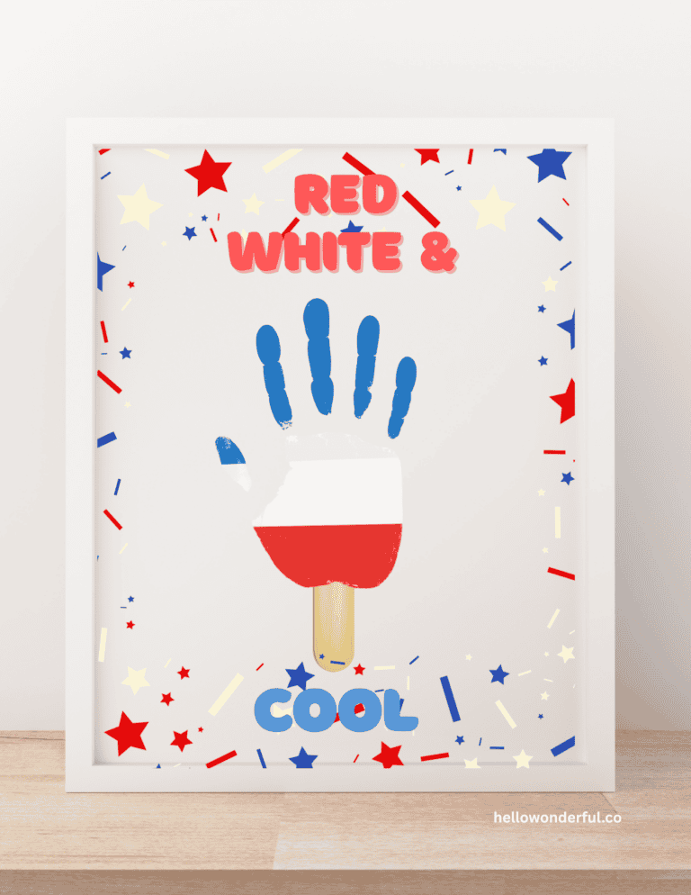 4th of July Handprint Craft