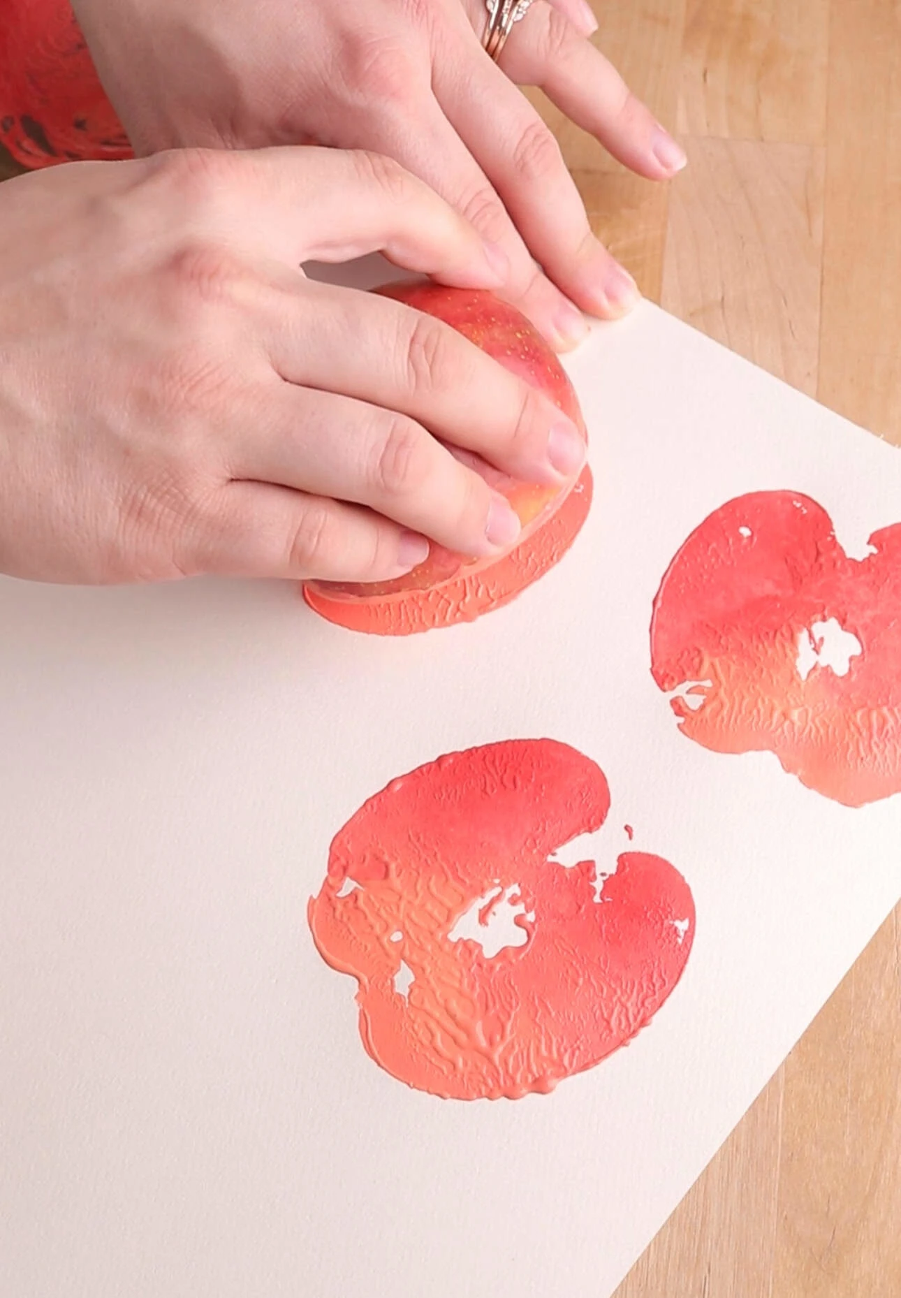 apple fruit stamping