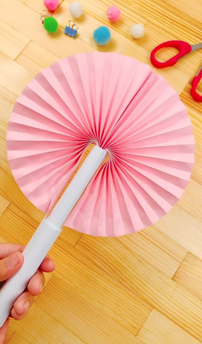 Magical DIY Paper Accordion Fan