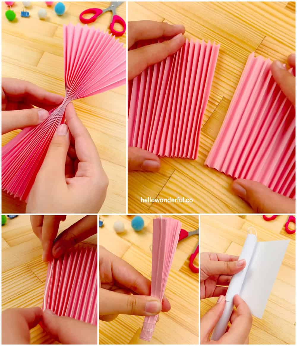 DIY Paper Accordion Fan